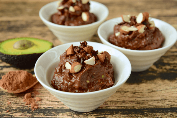 Mousse de Chocolate com Abacate sem Açúcar