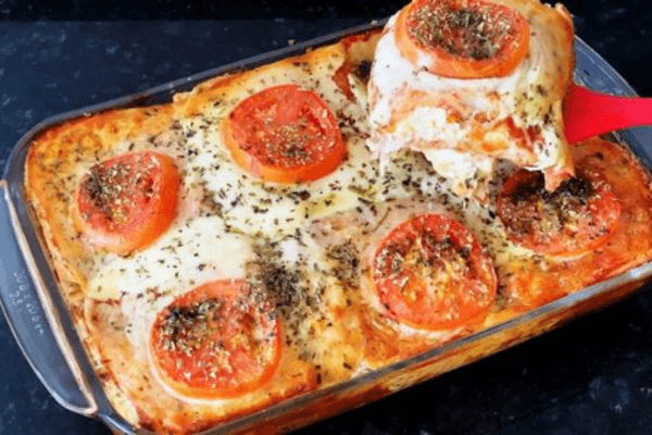 Bauru de forno com pão de forma