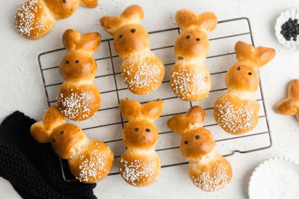 Pãezinhos em Forma de Coelho