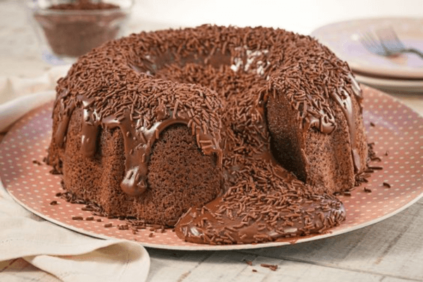 Bolo Vulcão de Chocolate com Creme de Avelã