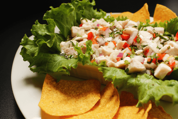 Ceviche de Robalo com Maracujá