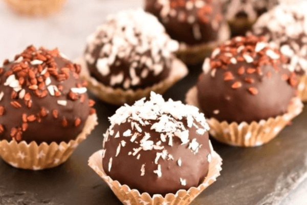 Trufas de Nutella e Coco