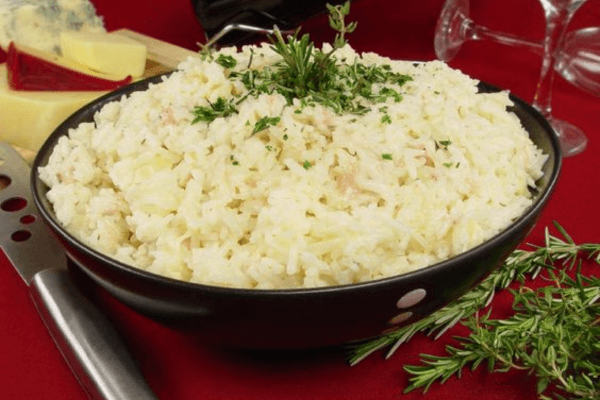 Risoto com Creme de Leite