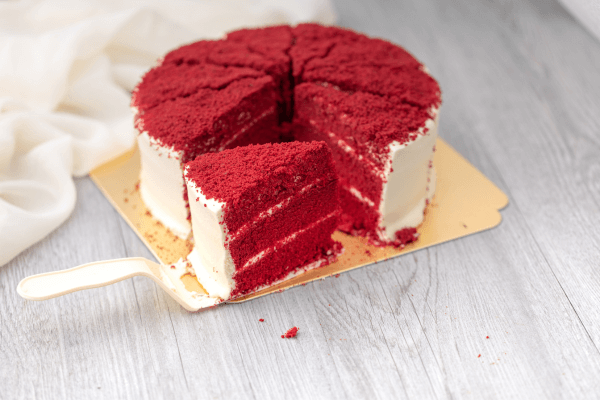 Bolo Red Velvet Saudável