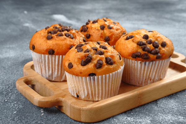 Muffin com Gotas de Chocolate ao Leite