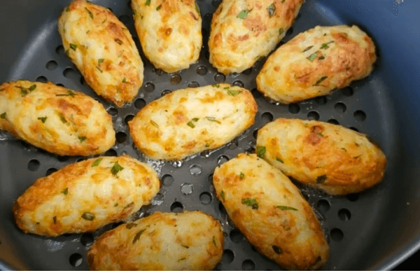 Bolinho de Arroz na Air Fryer